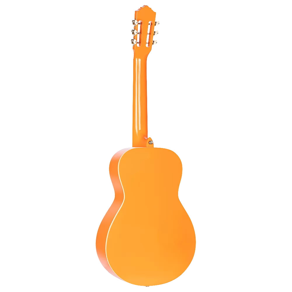 Ortega Nylon String Guitar Gaucho Parlor Orange w/Bag