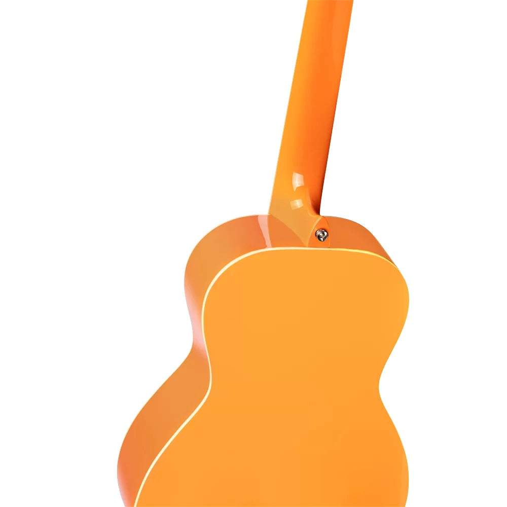 Ortega Nylon String Guitar Gaucho Parlor Orange w/Bag