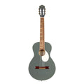 Ortega Nylon String Guitar Gaucho Parlor Platinum Grey w/Bag