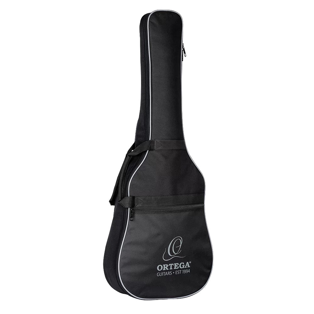 Ortega Nylon String Guitar Gaucho Parlor Platinum Grey w/Bag