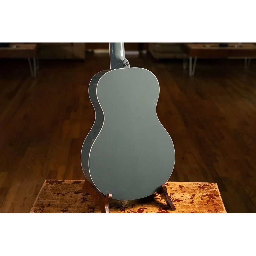 Ortega Nylon String Guitar Gaucho Parlor Platinum Grey w/Bag