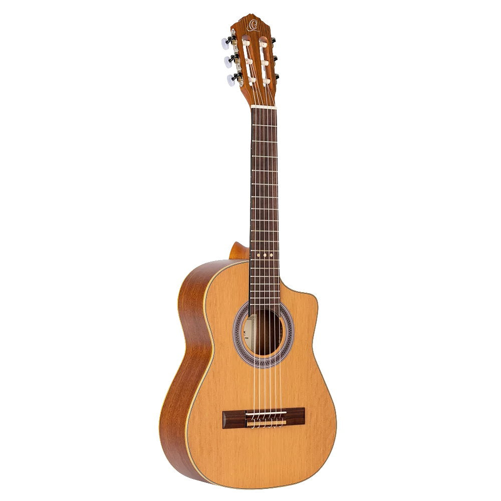 Ortega Requinto Full Size Nylon String Guitar Natural