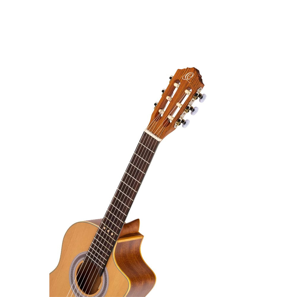 Ortega Requinto Full Size Nylon String Guitar Natural