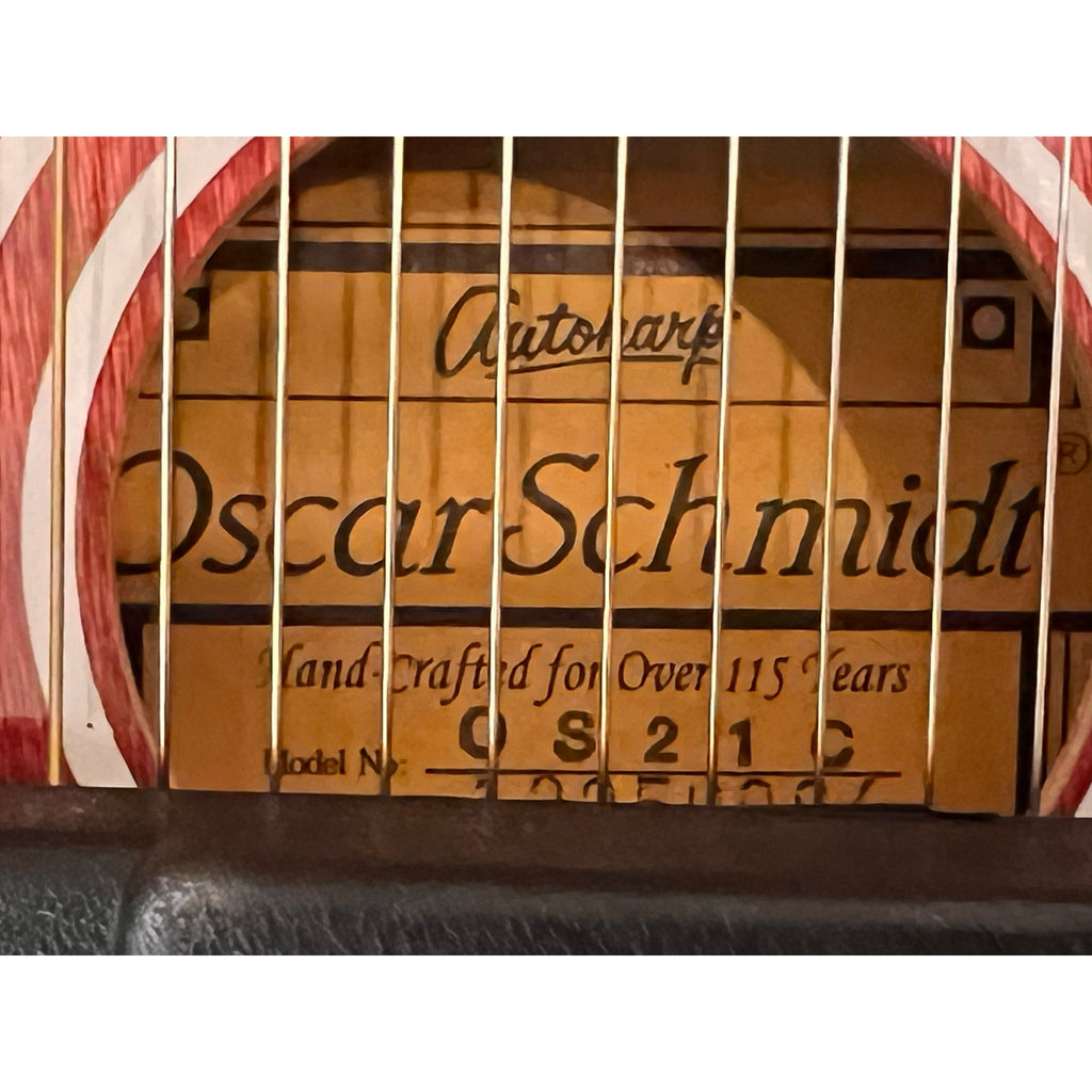 Oscar Schmidt Autoharp OS21C 2021 Mint w/gig bag