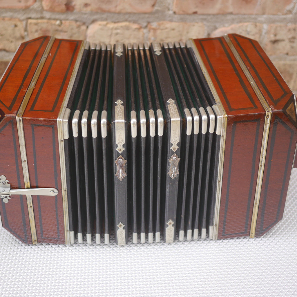 Otto Georgi Chemnitzer Concertina Vintage Antique Chicago 1905 51 Buttons