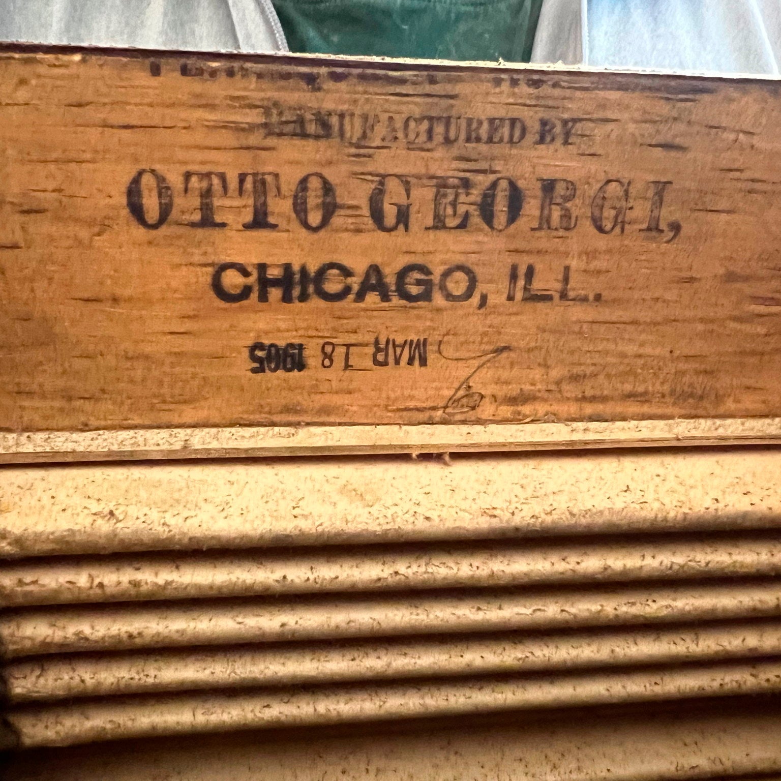 Otto Georgi Chemnitzer Concertina Vintage Antique Chicago 1905 51 Buttons