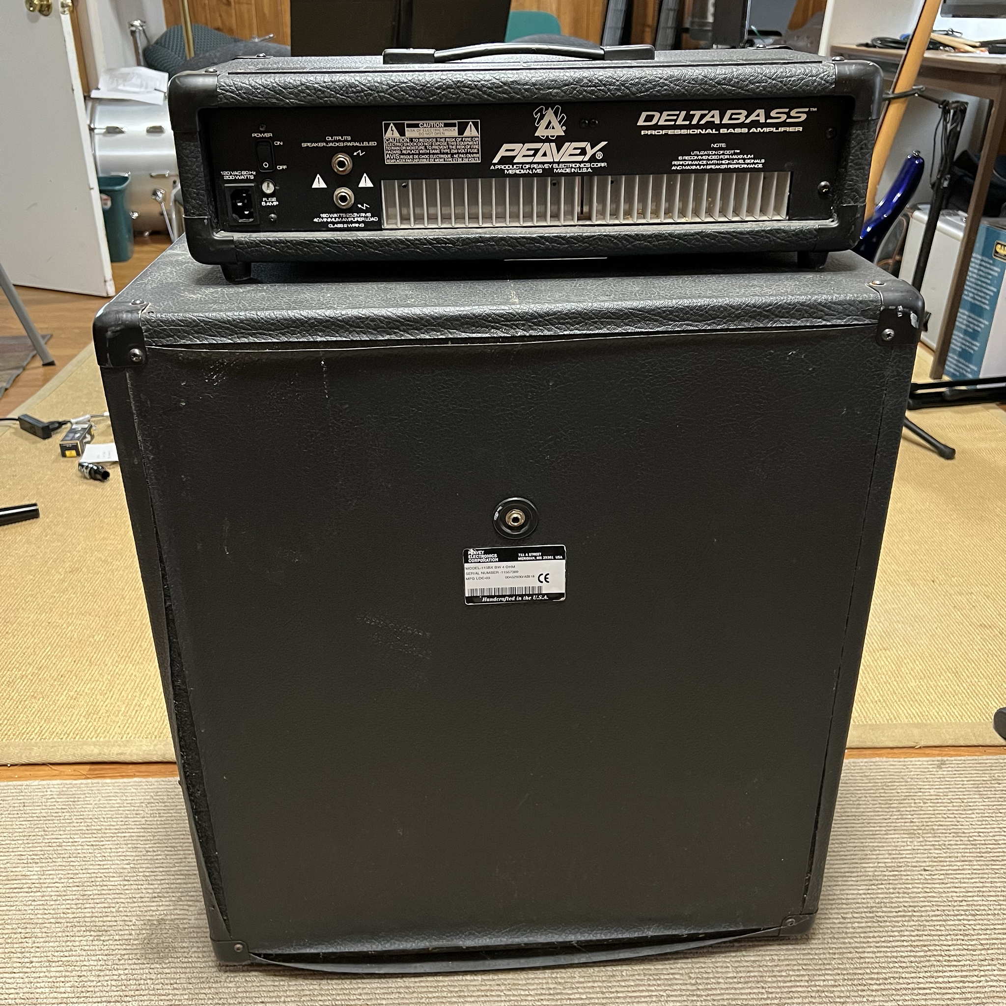 Peavey Deltabass Amp and 115BW-BW Cab. (used)