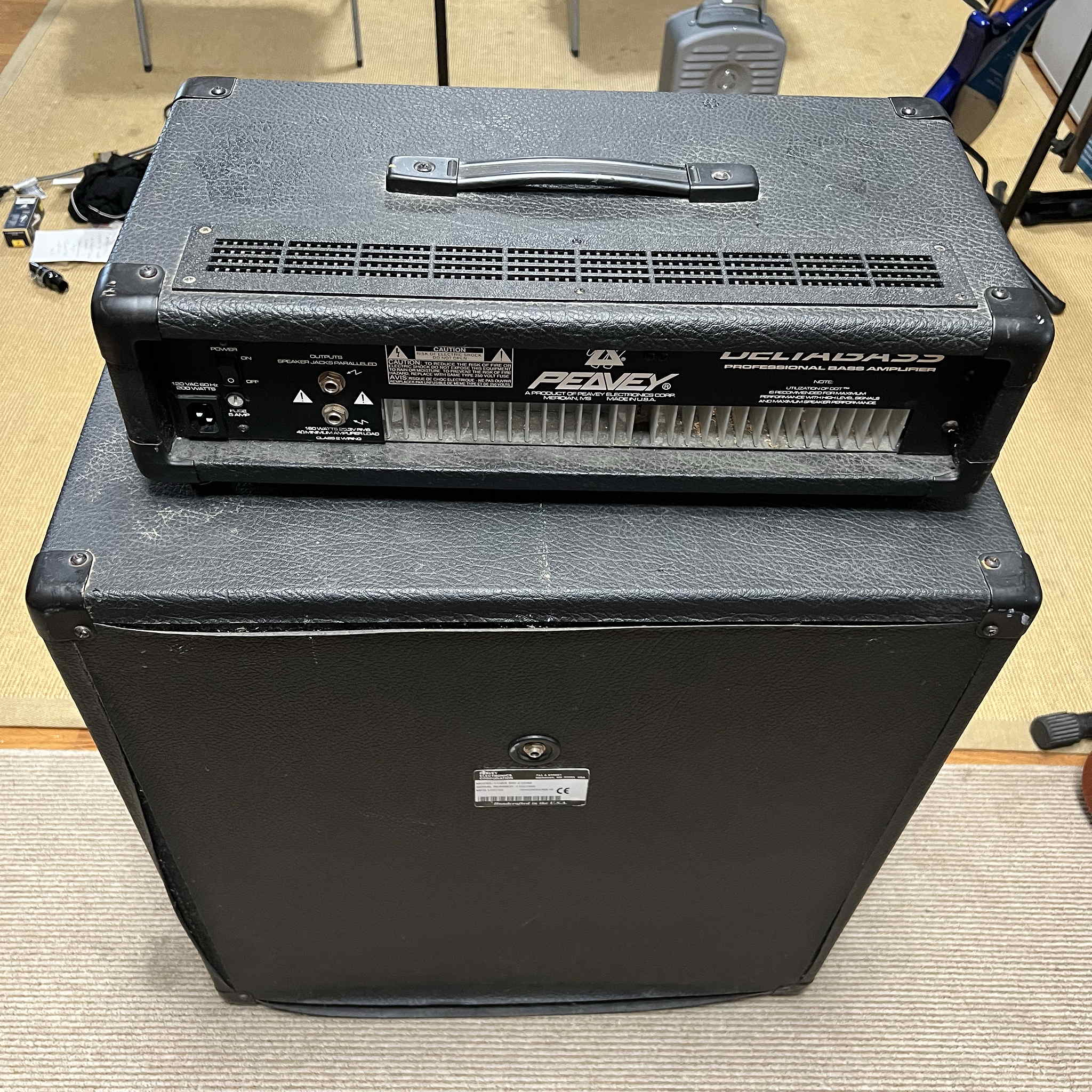 Peavey Deltabass Amp and 115BW-BW Cab. (used)