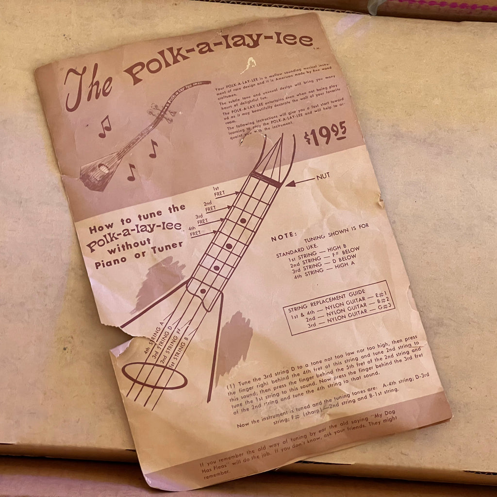 Petersen Polk-A-Lay-Lee Ukulele (used) 1960s