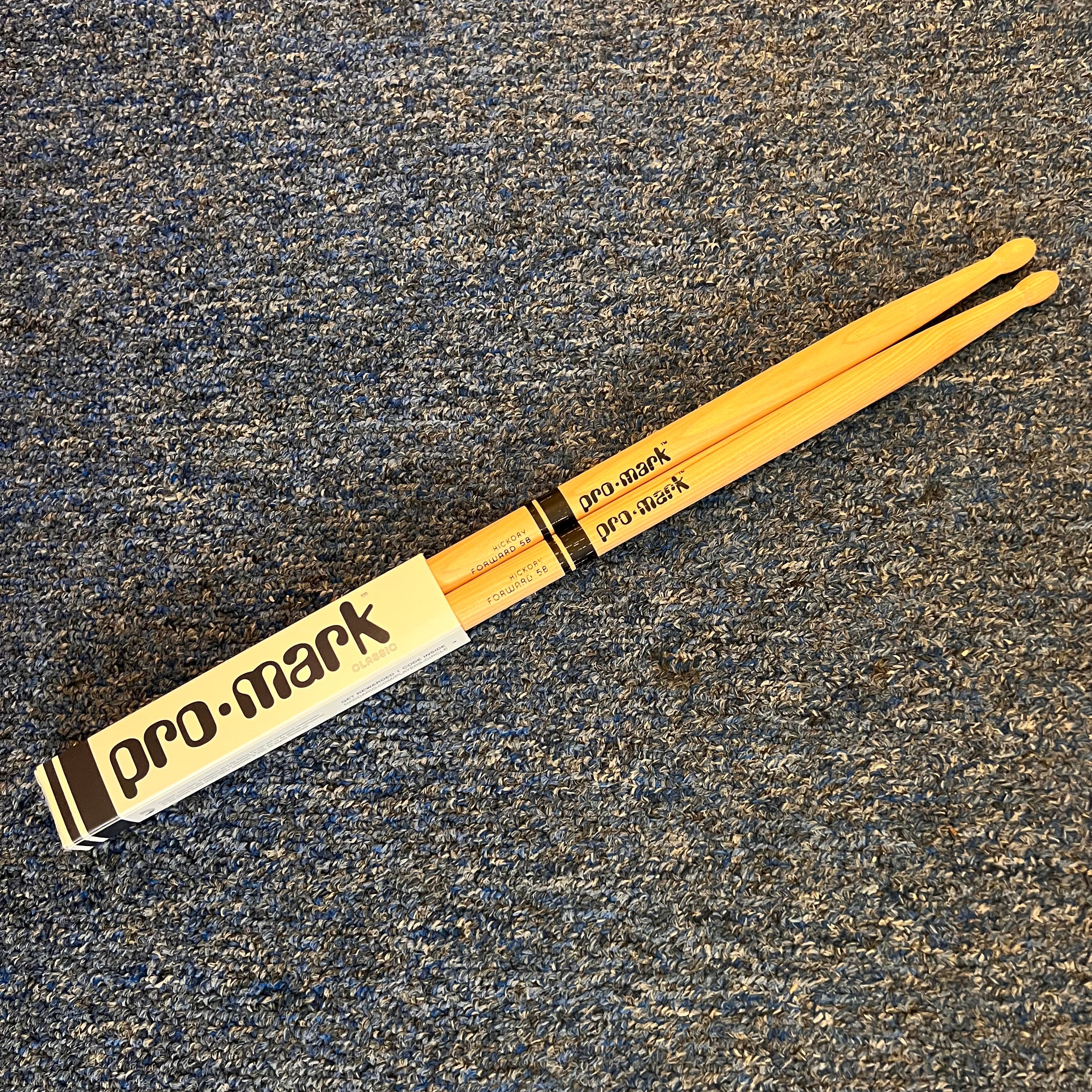 Pro Mark Drum Sticks Hickory 5B Wood Tip