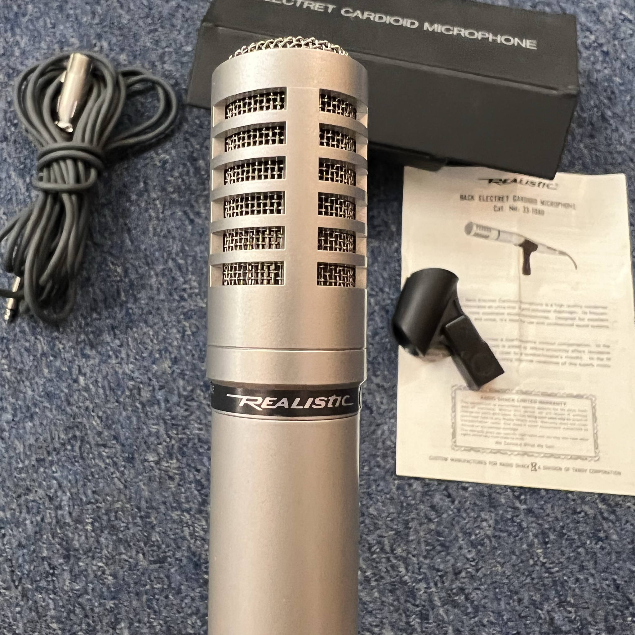 Realistic 33-1080 Electret Cardoid Microphone