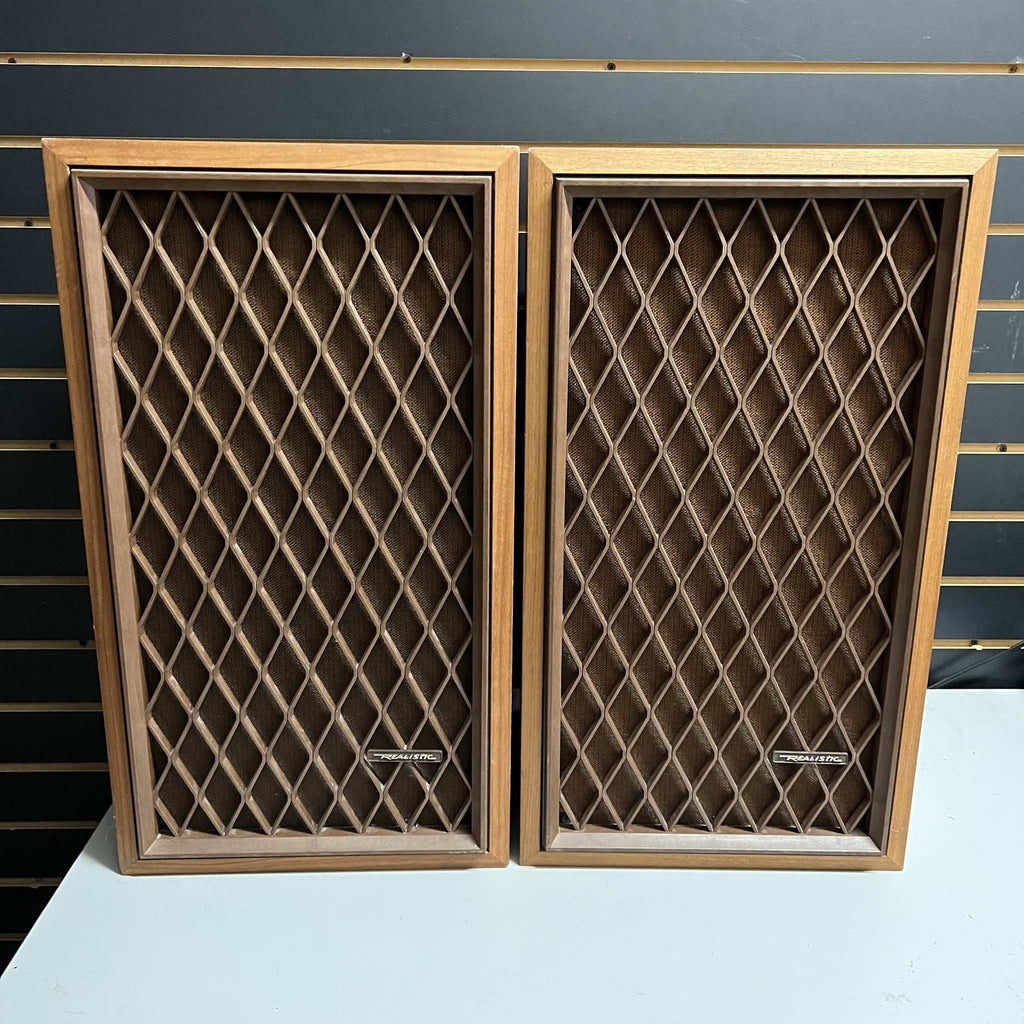 Realistic Nova 7-B Home Hi-Fi Stereo Speakers 1970s Very Good