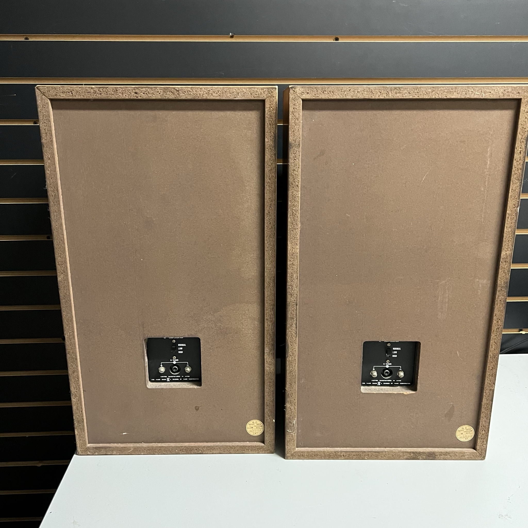 Realistic Nova 7-B Home Hi-Fi Stereo Speakers 1970s Very Good