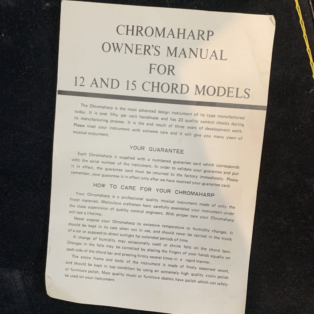 Rhythm Band Inc. Chromaharp Autoharp w/case