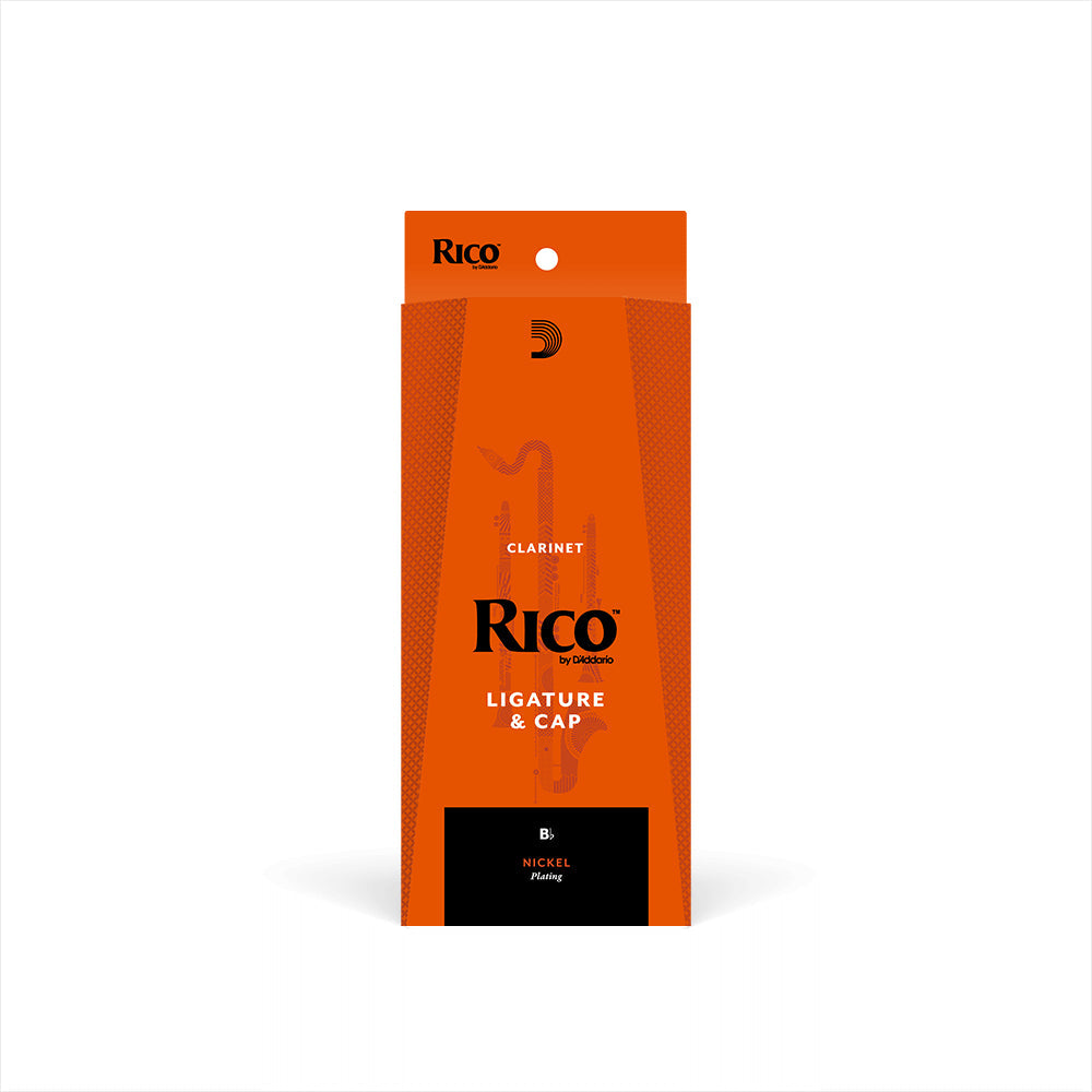 Rico Clarinet Nickel Ligature & Cap Set