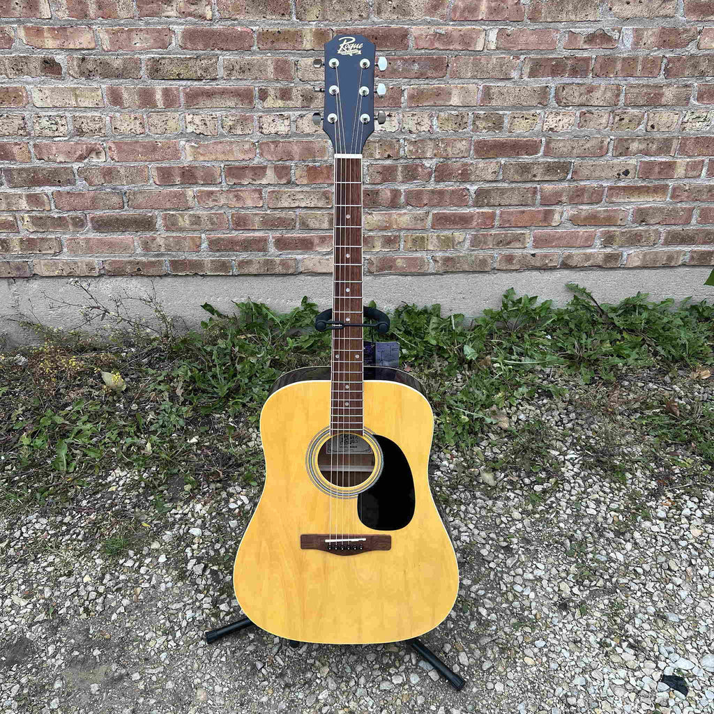 Rogue RD80 Acoustic Guitar Mint Natural