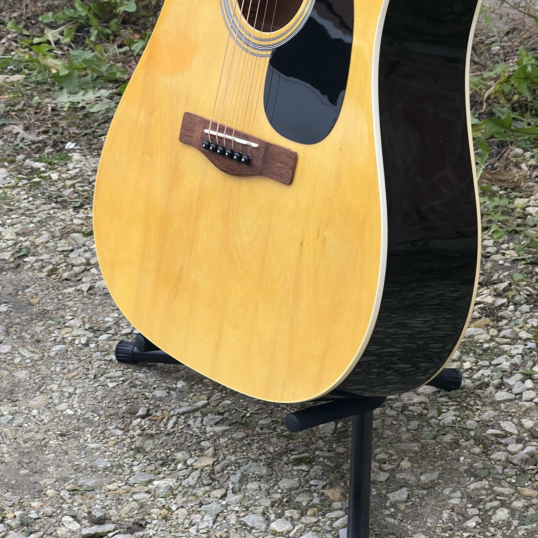 Rogue RD80 Acoustic Guitar Mint Natural