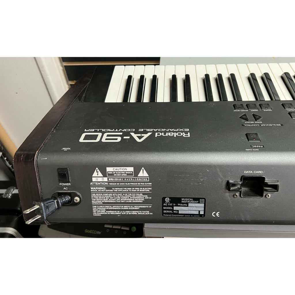 Roland A-90 Expandable Controller Digital Piano Keyboard Weighted Key Action Vintage 1990s