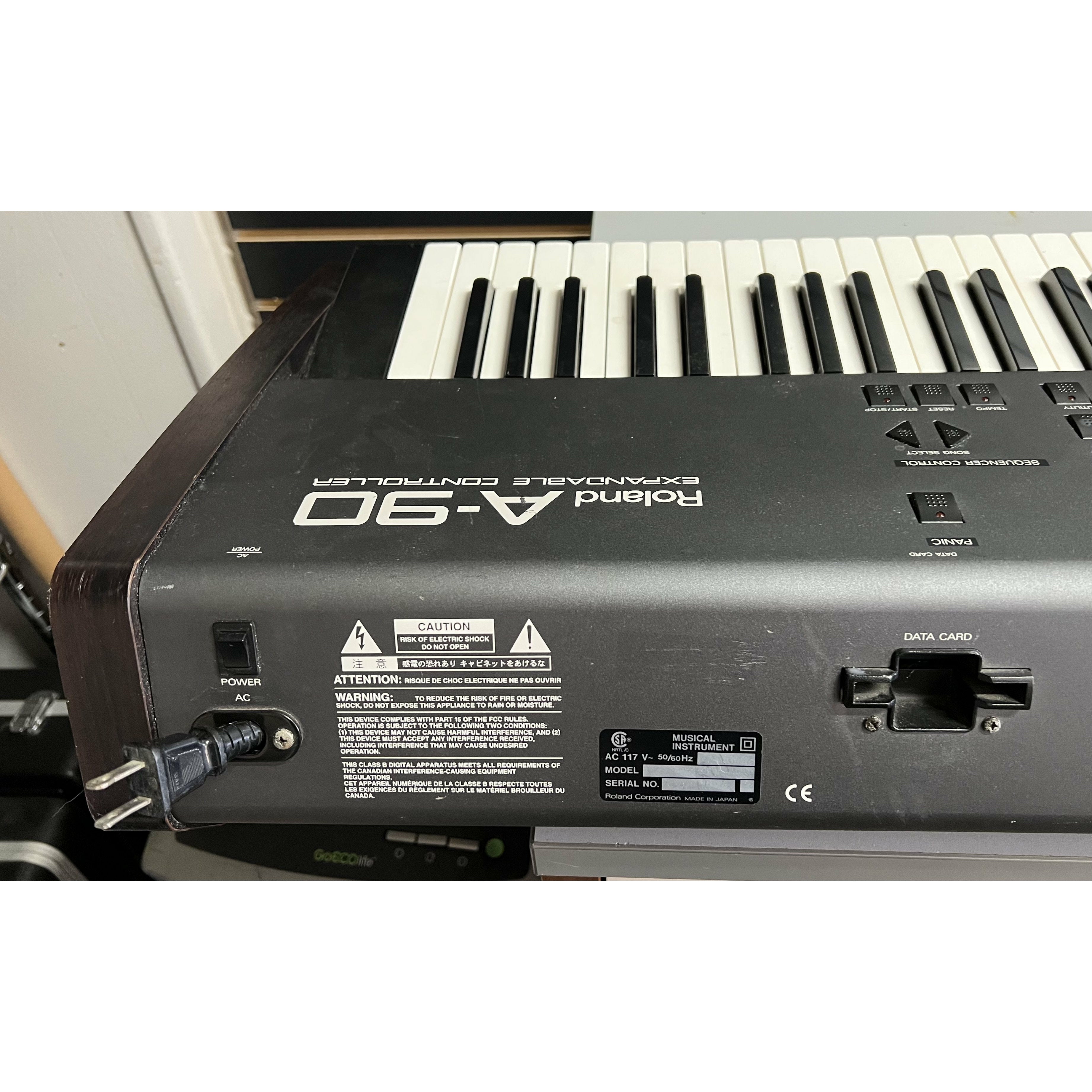 Roland A-90 Expandable Controller Digital Piano Keyboard Weighted Key Action Vintage 1990s