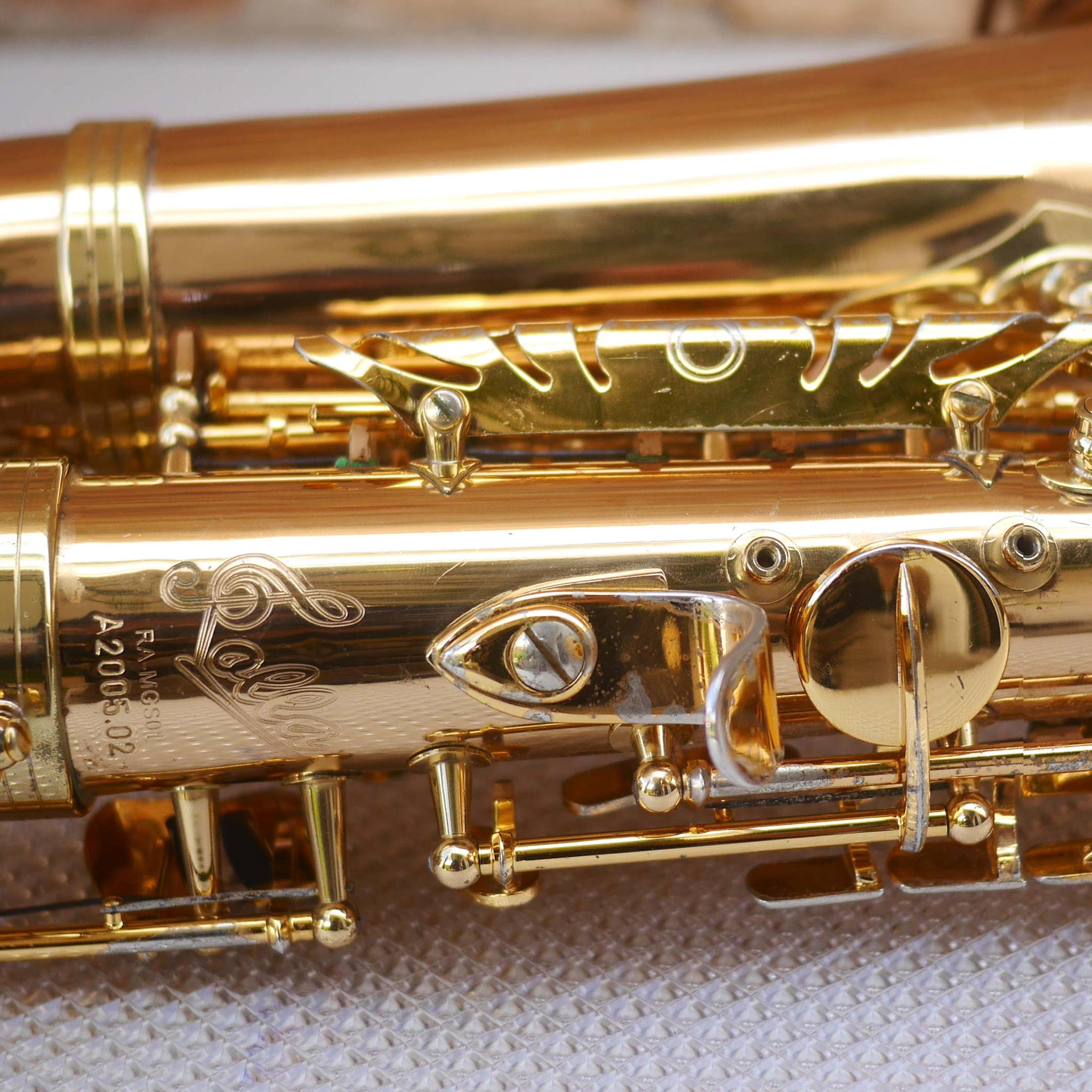 Rolla RA-MGS01 Alto Saxophone w/Selmer S80 C* mouthpiece contoured case