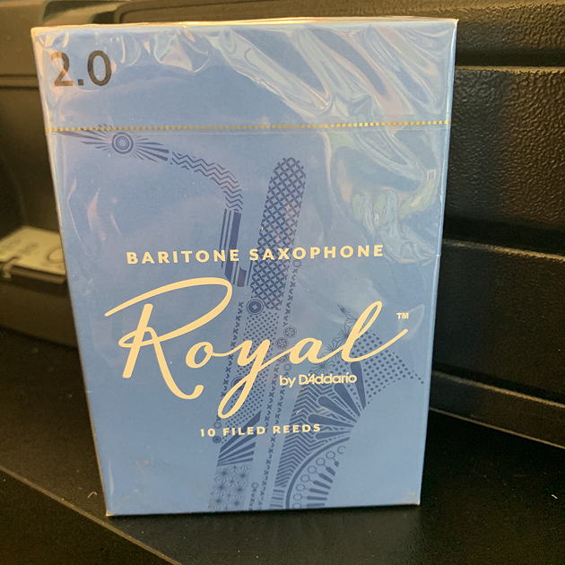 Royal Baritone Saxophone Reeds Strength 2 Box of 10