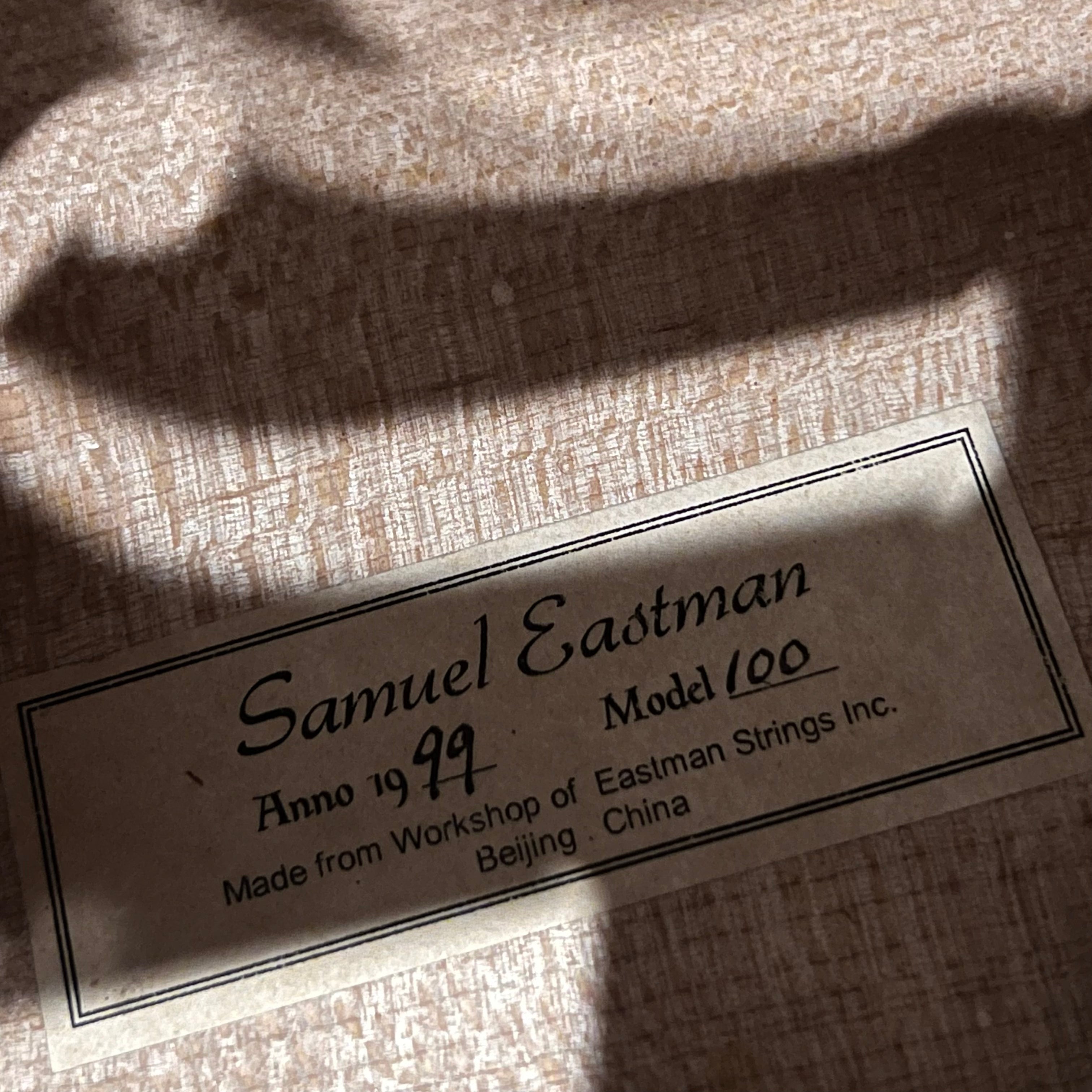 Samuel Eastman 4/4/ Cello Model 100 with case and bow 1999 (used)