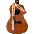 Sherrin's Threads 1" Uke Strap  Cats on Orange