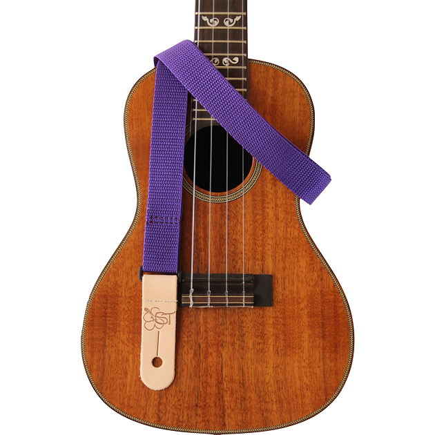 Sherrin's Threads 1” Uke Strap Purple