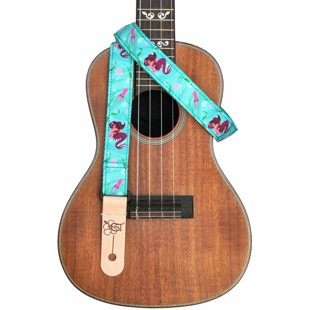 Sherrin's Threads Pink Mermaid 1" Uke Strap