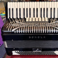Sonola 120 Bass Piano Accordion AA7 LMMH w/case Italy 1950s Black (used)