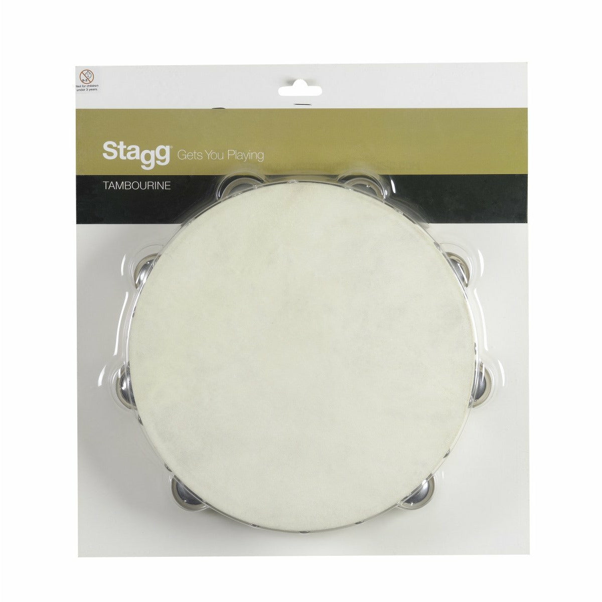 Stagg 10" Tambourine 2-row  Wood