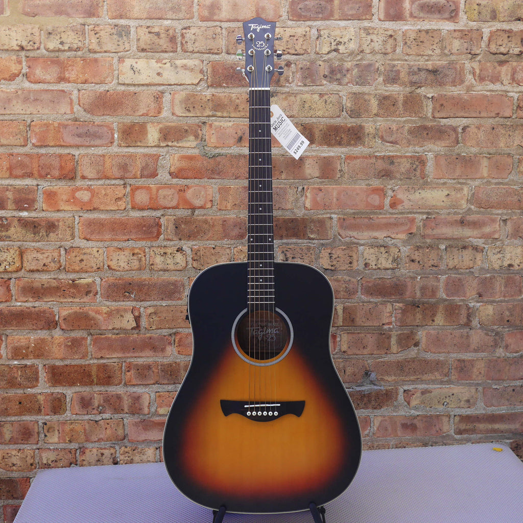 Tagima Dreadnought Acoustic Electric Guitar Sunburst