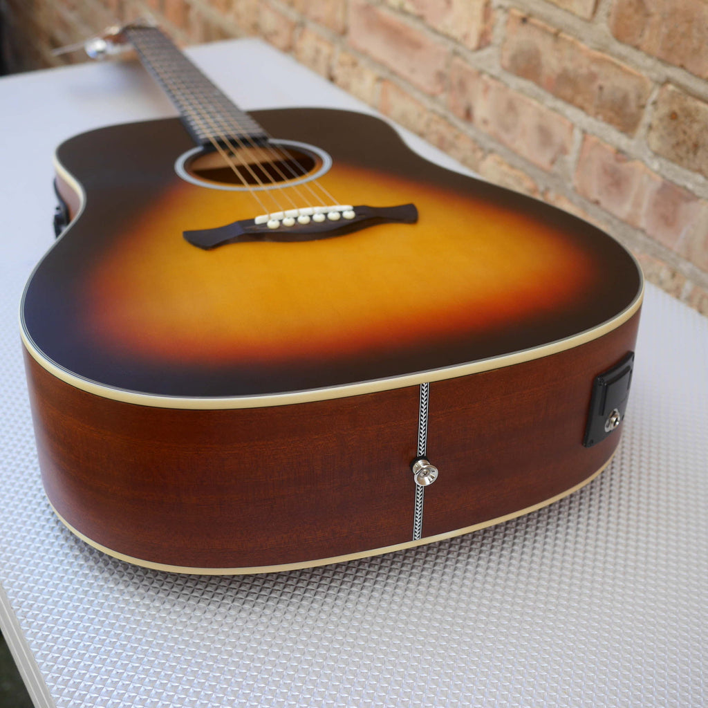 Tagima Dreadnought Acoustic Electric Guitar Sunburst