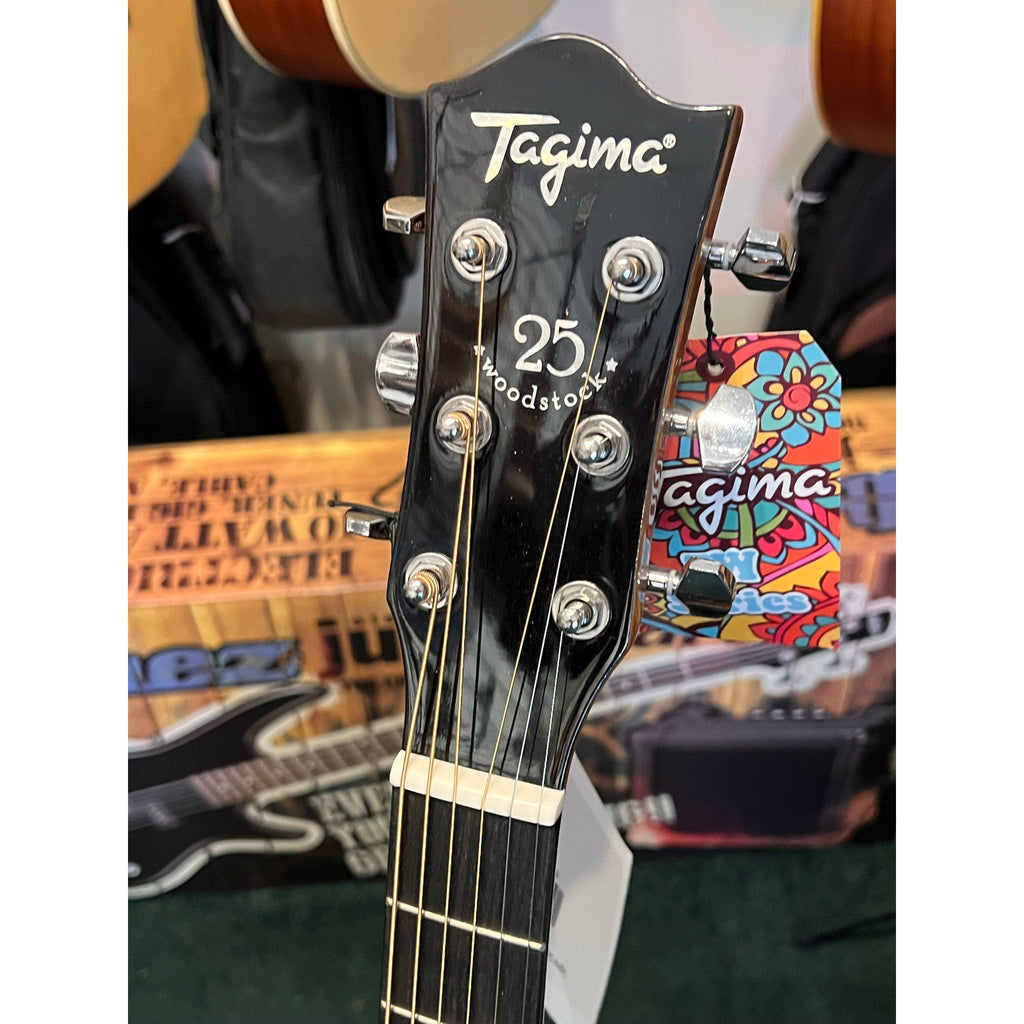 Tagima Dreadnought Acoustic-Electric Guitar Black (b-stock)