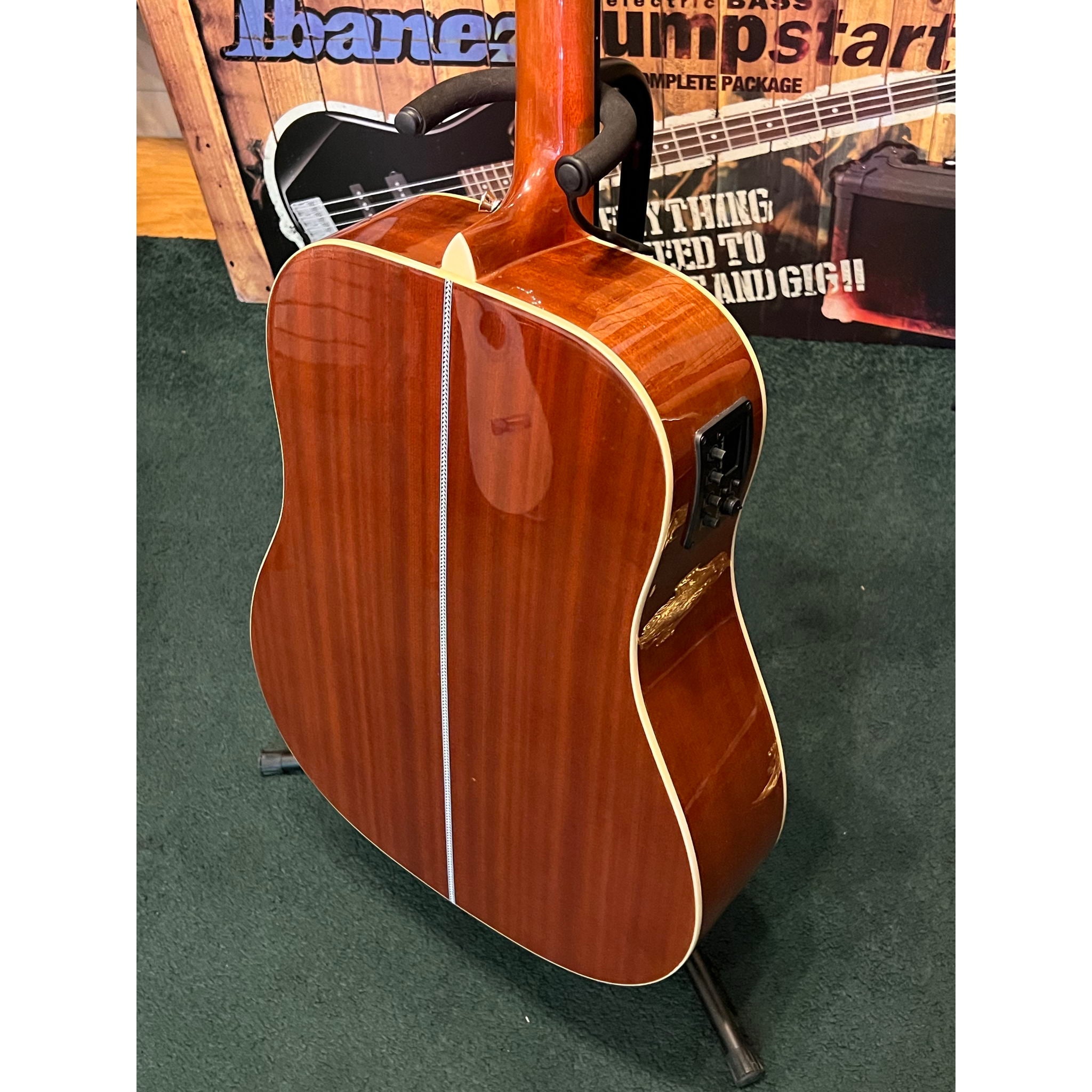 Tagima Dreadnought Acoustic-Electric Guitar Black (b-stock)