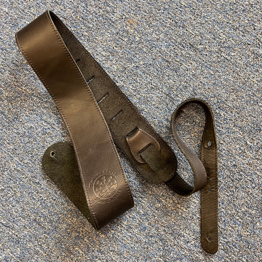 Tobias Leather Guitar Strap Black Used