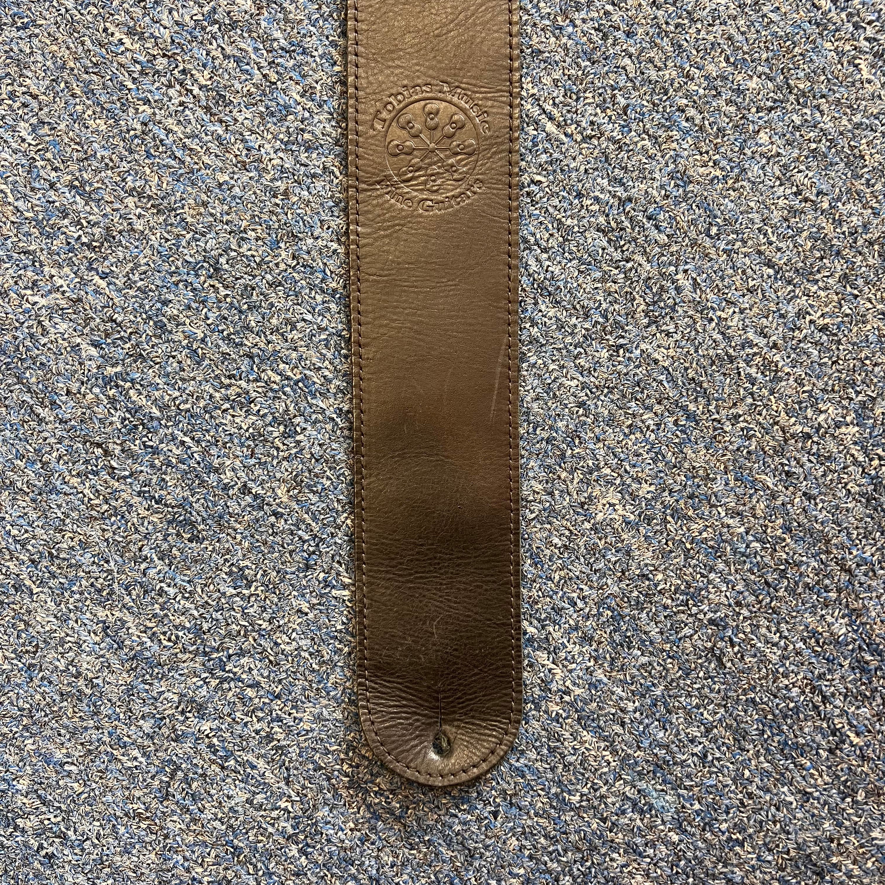 Tobias Leather Guitar Strap Black Used