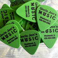 UJM 351 Delrin Picks 10-pack .88 Green