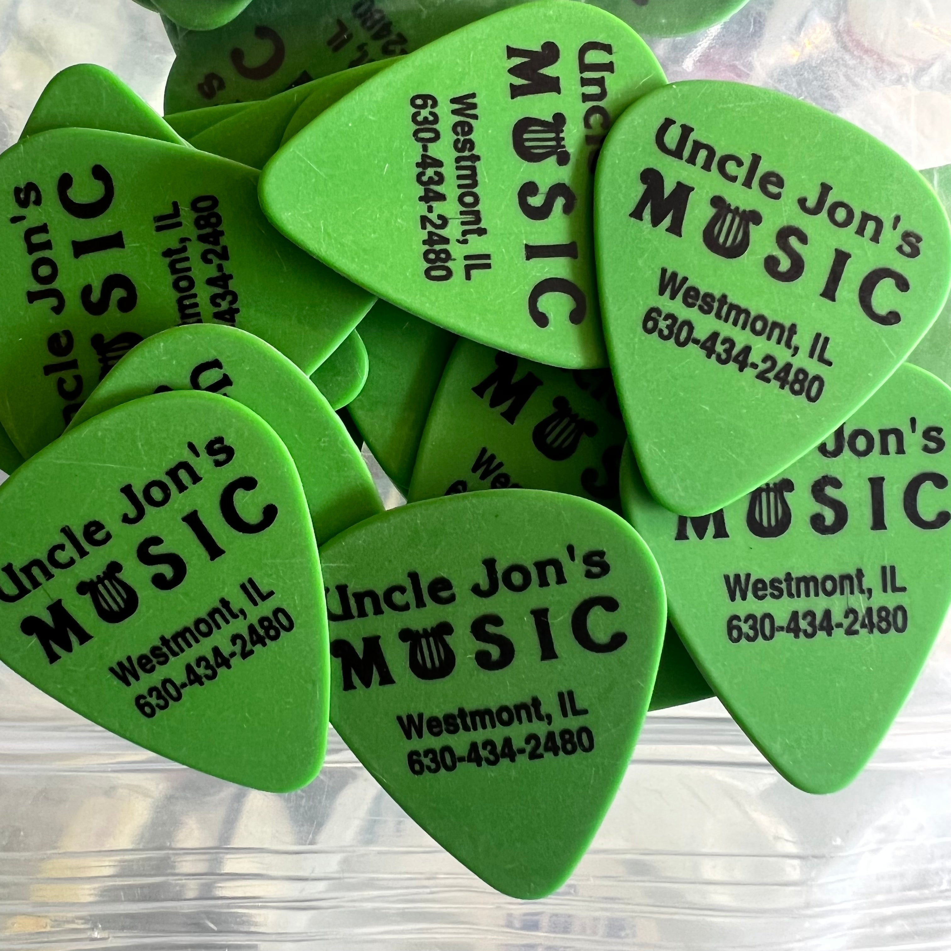 UJM 351 Delrin Picks 10-pack .88 Green