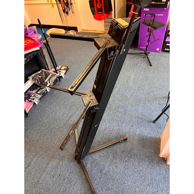 Ultimate Support Apex 2 Tier Column Keyboard stand with microphone boom