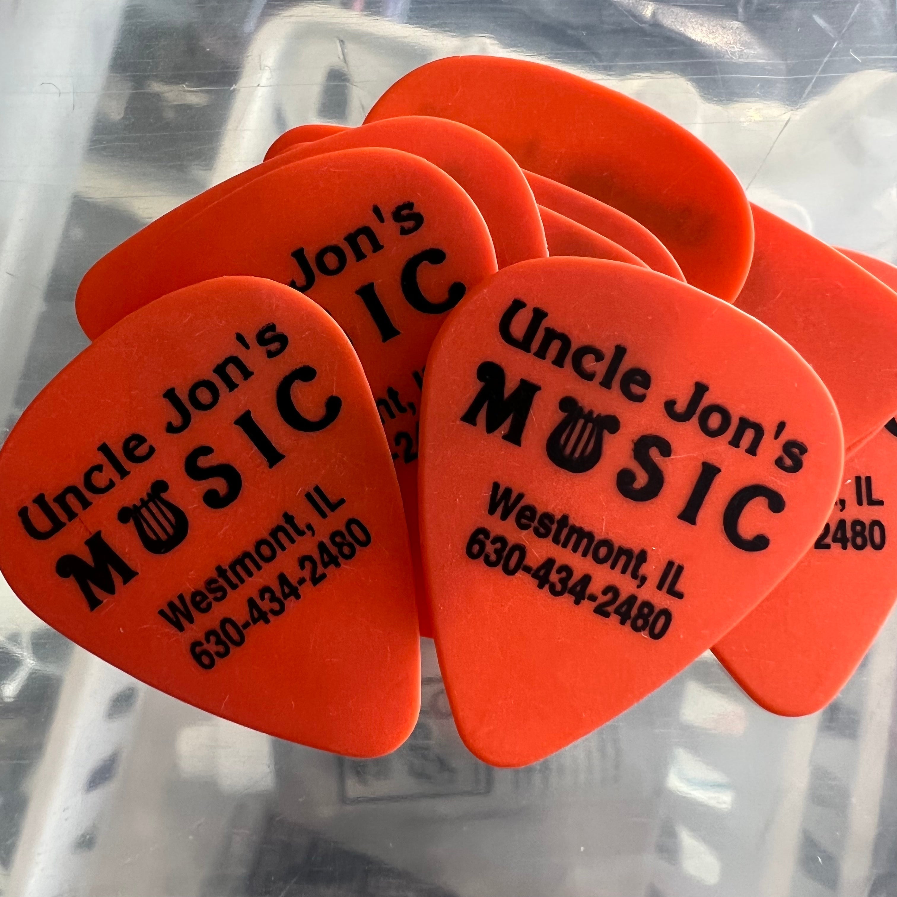 UJM 351 Delrin Picks 10-pack .60 Orange