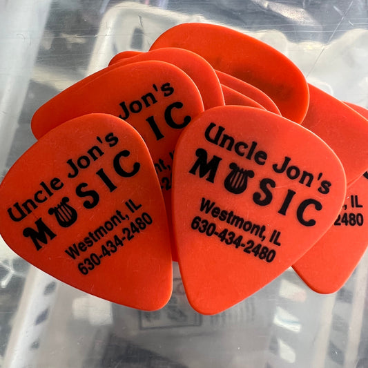 UJM 351 Delrin Picks 10-pack .60 Orange