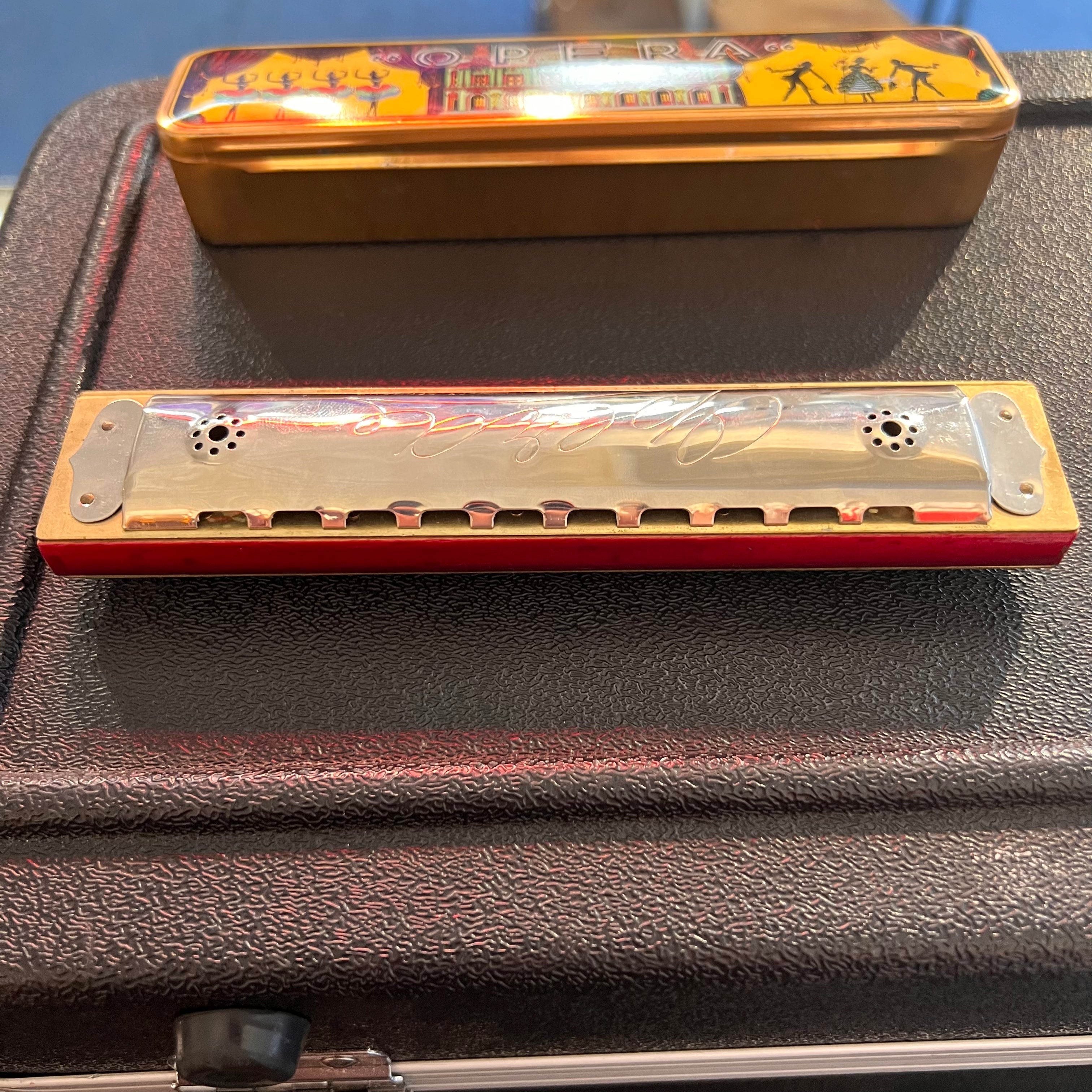 Vintage Opera Harmonica in case Germany
