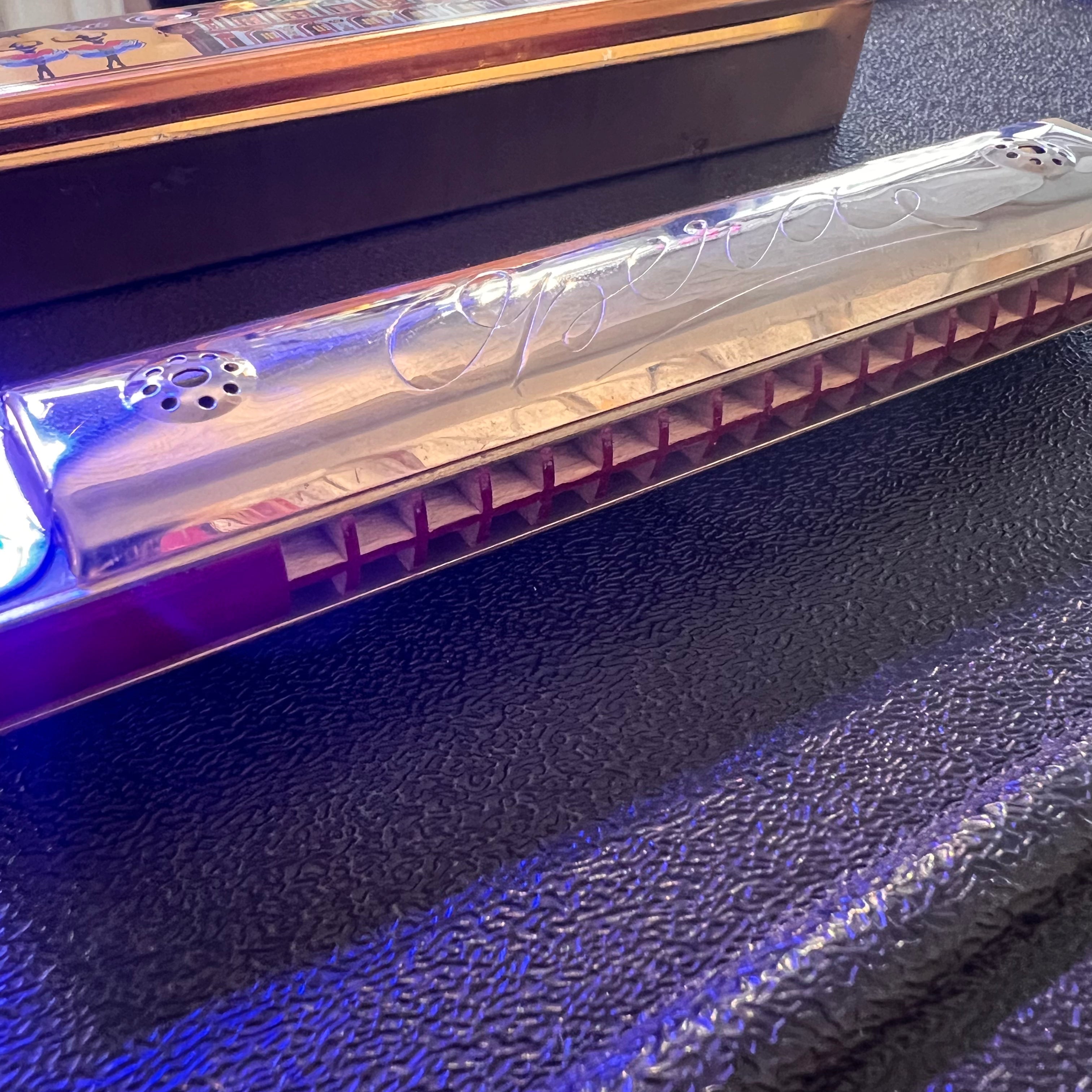 Vintage Opera Harmonica in case Germany