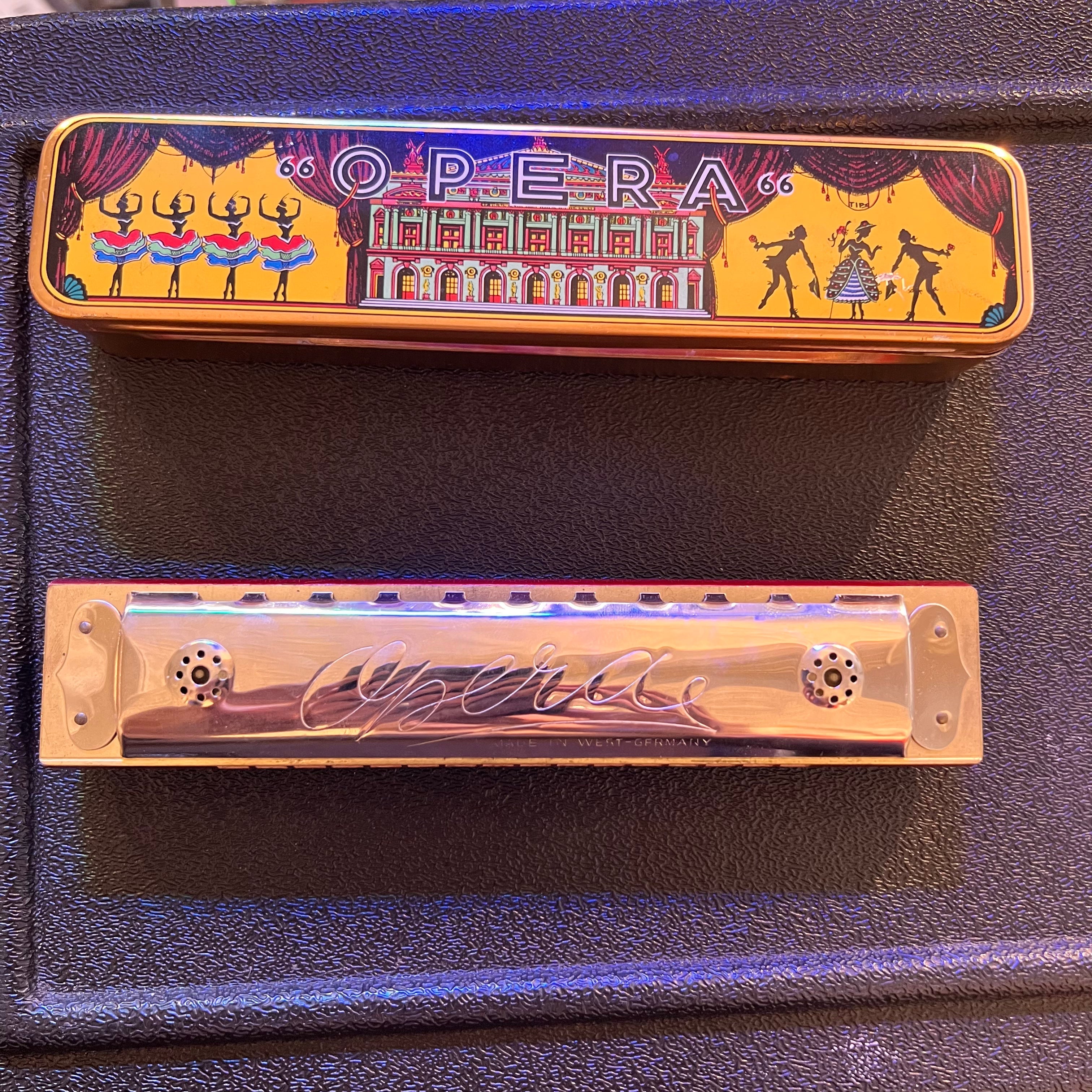 Vintage Opera Harmonica in case Germany
