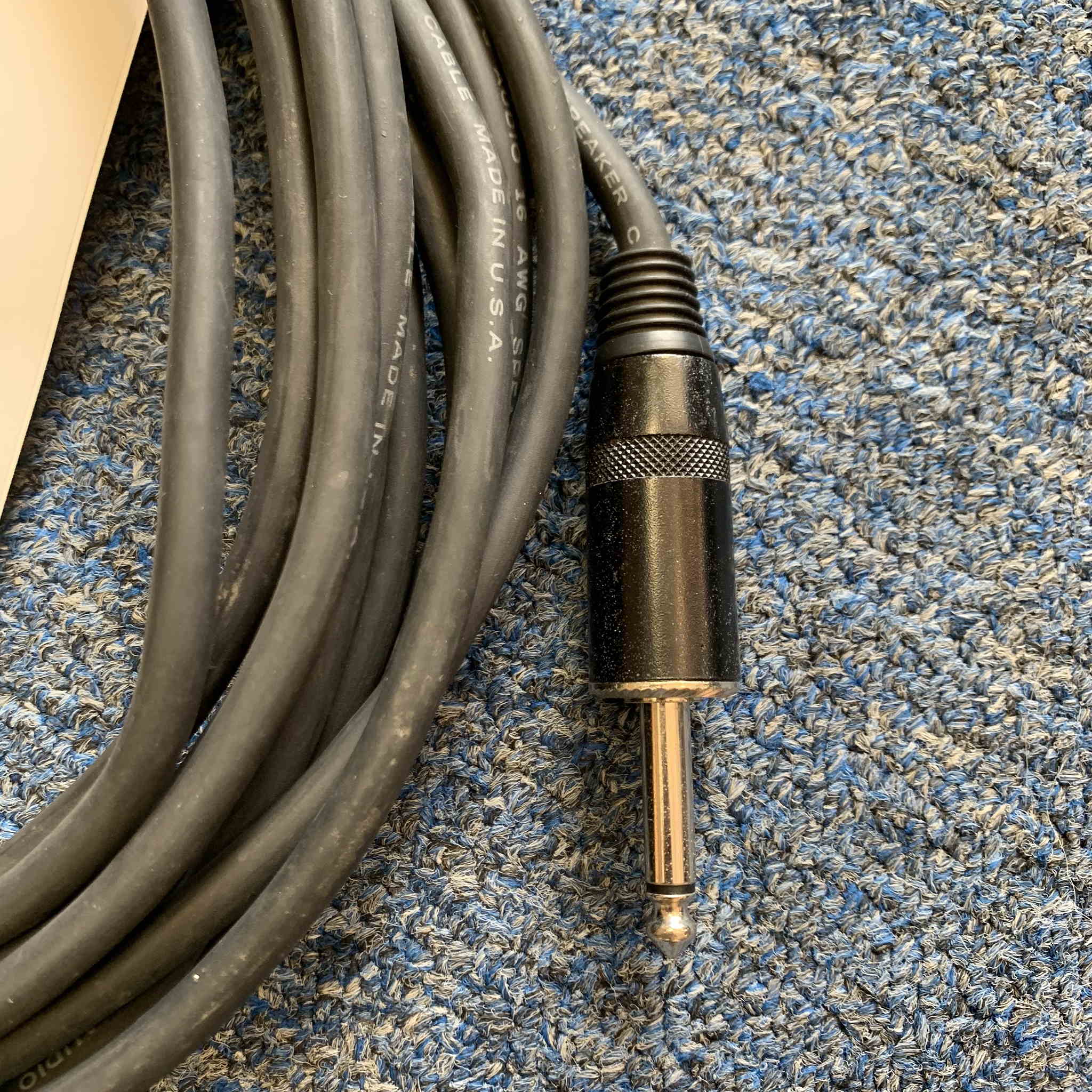 VTG Audio 16AWG Speaker Cable USA Speakon – 1/4” 20’ (used)