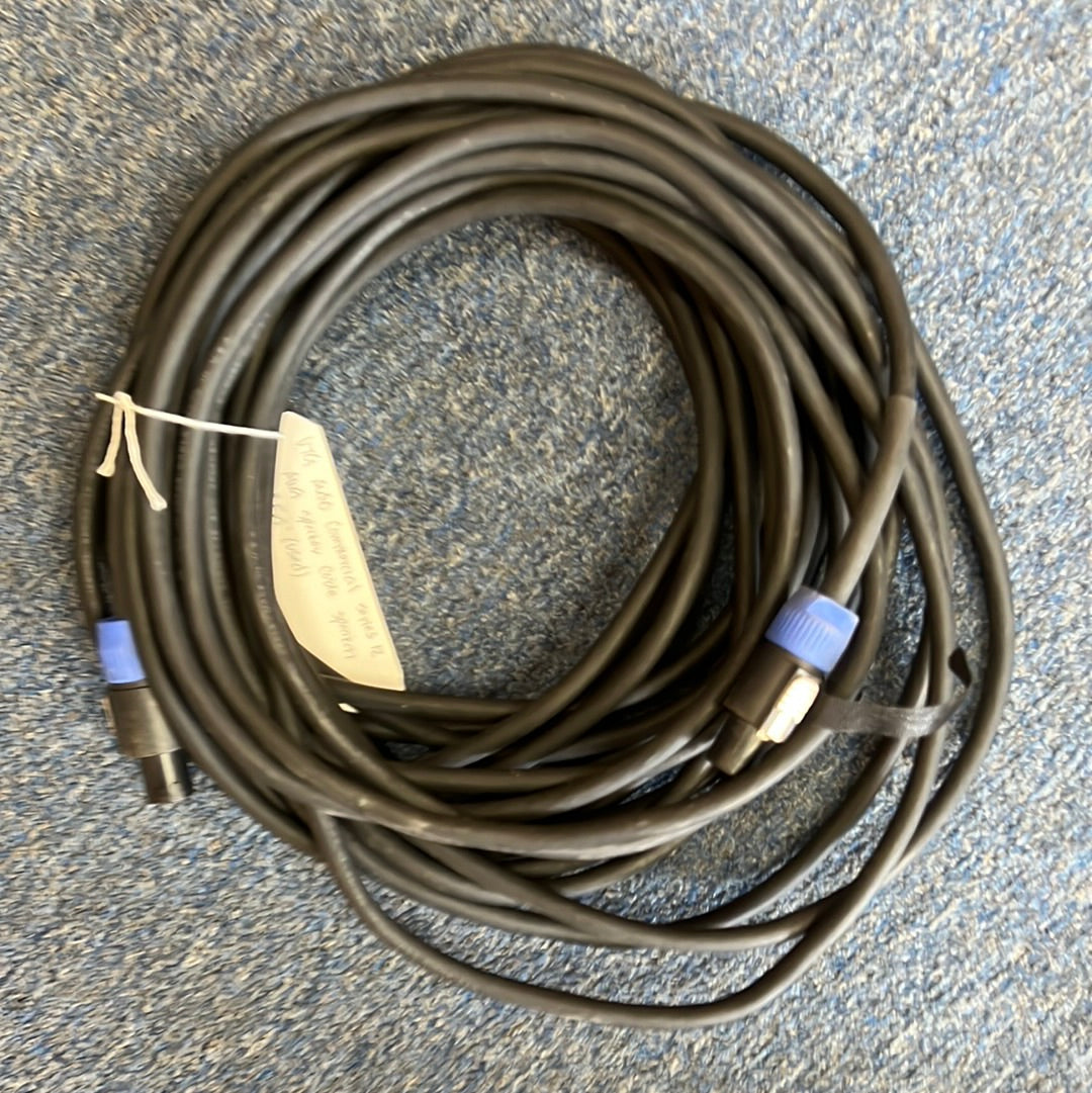 VTG Audio Commercial Series 12 AWG Speaker Cable Speakon USA 50' (used)