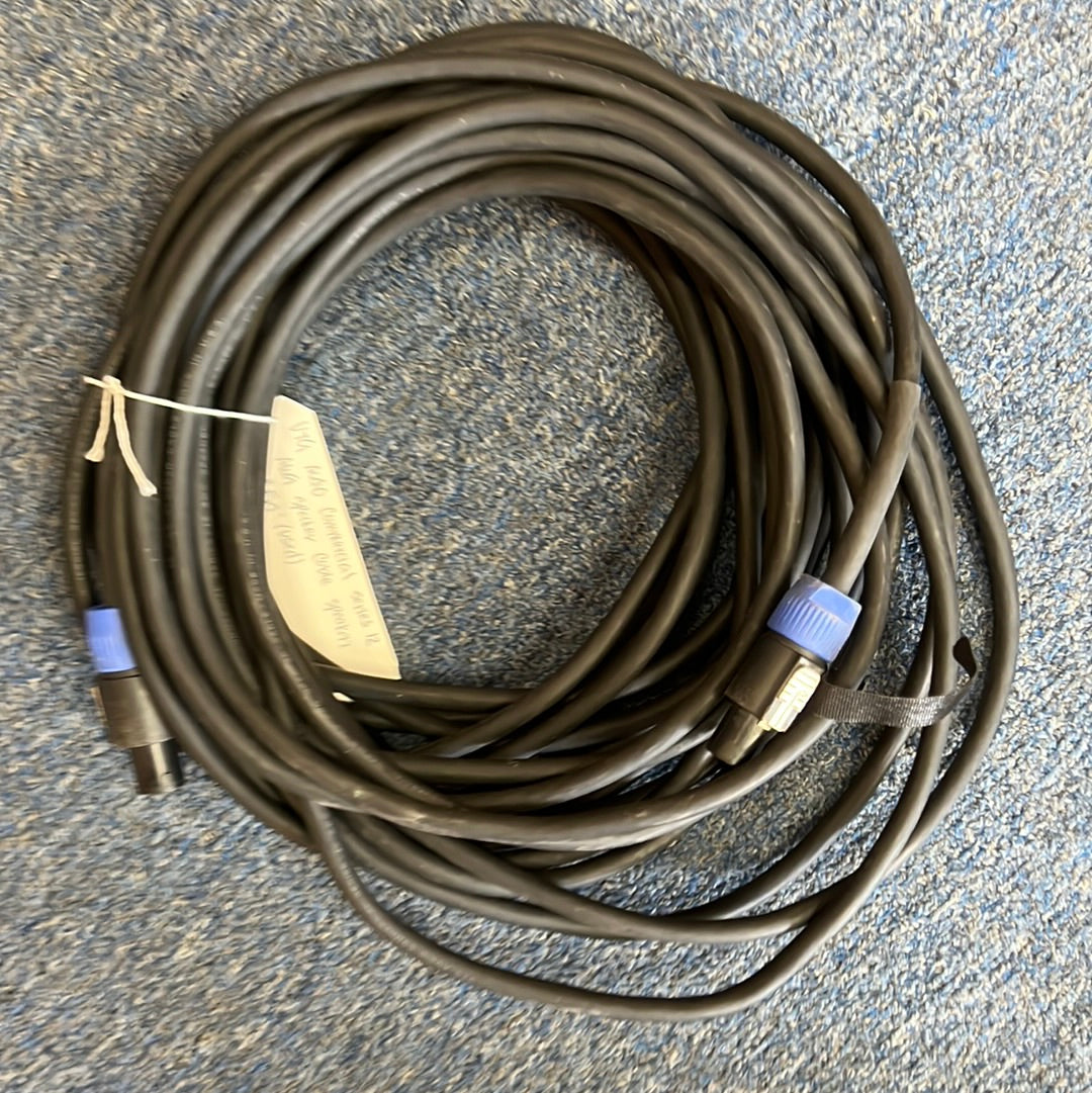 VTG Audio Commercial Series 12 AWG Speaker Cable Speakon USA 50' (used)