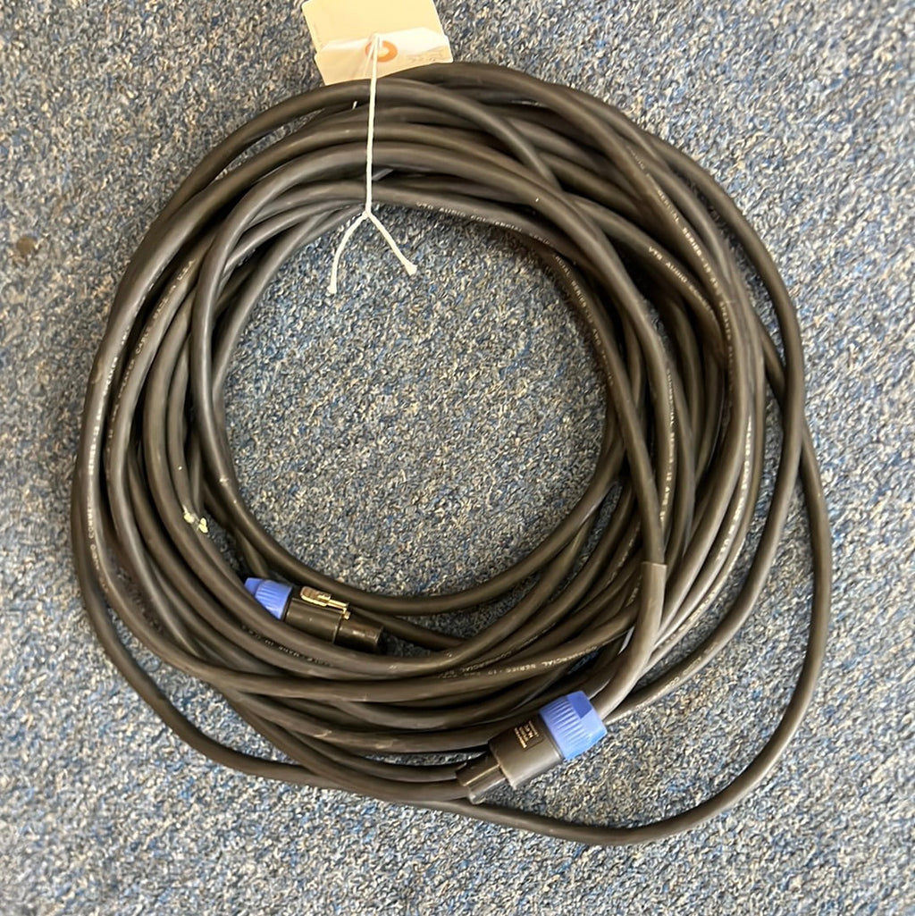 VTG Audio Commercial Series 12 AWG Speaker Cable Speakon USA 50' (used)