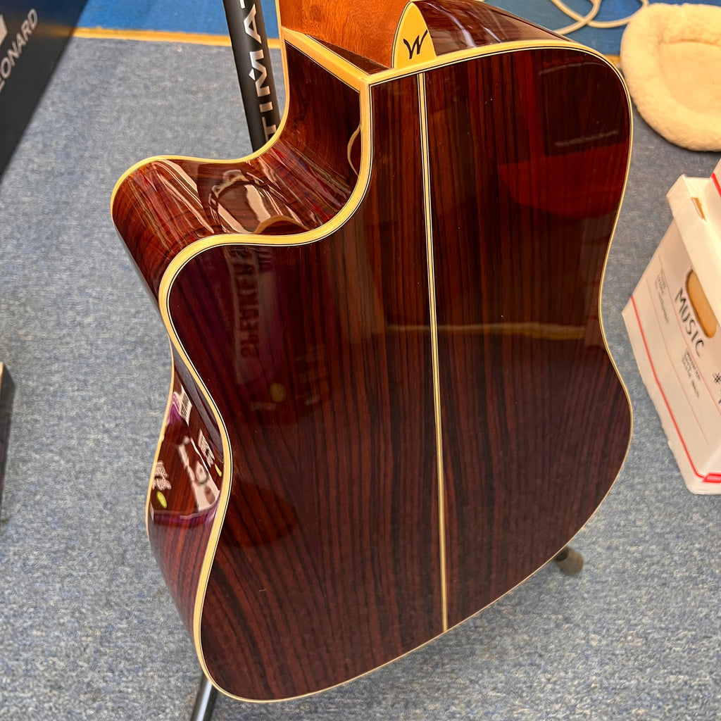Washburn WD25SCE Dreadnought Cutaway - Natural (used)